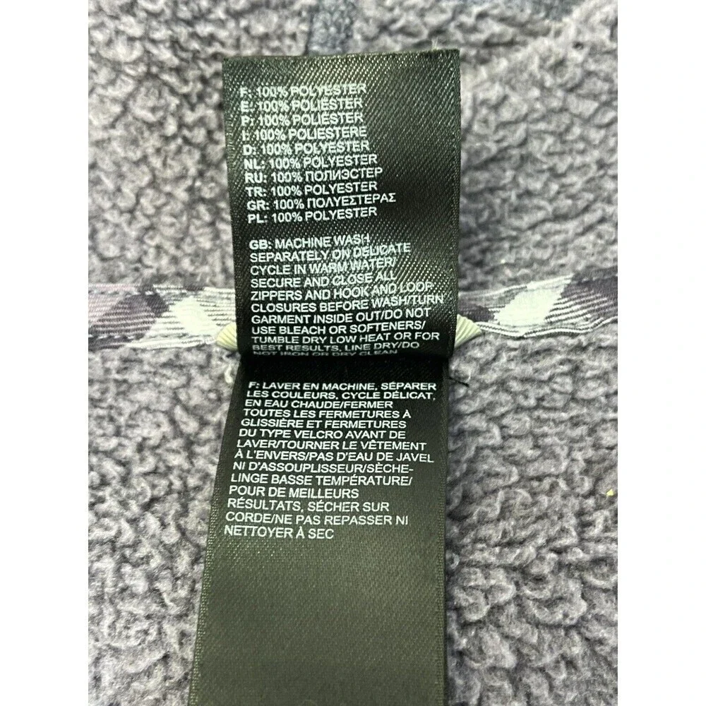 The North Face Knit Fleece Jacket Womens Lavender S Zip Front Pockets CorpCore - Picture 12 of 13